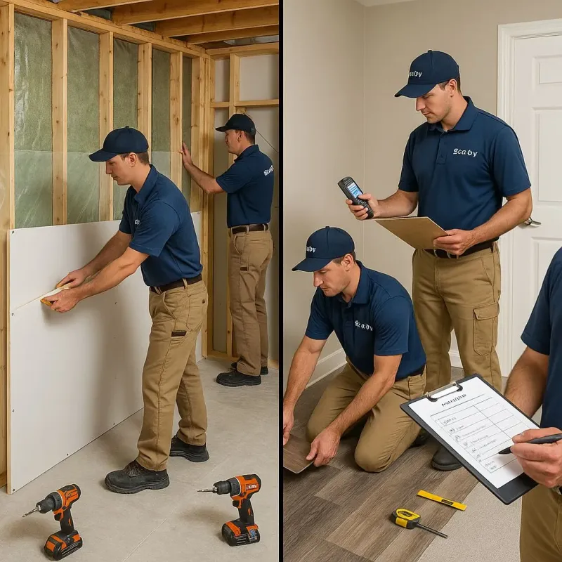 Repairs and Reconstruction process in Slocomb, AL